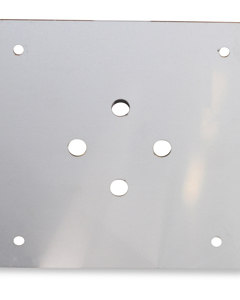 Metal sheet pre-cut 130x130x1.5mm SST f/WeightCheck